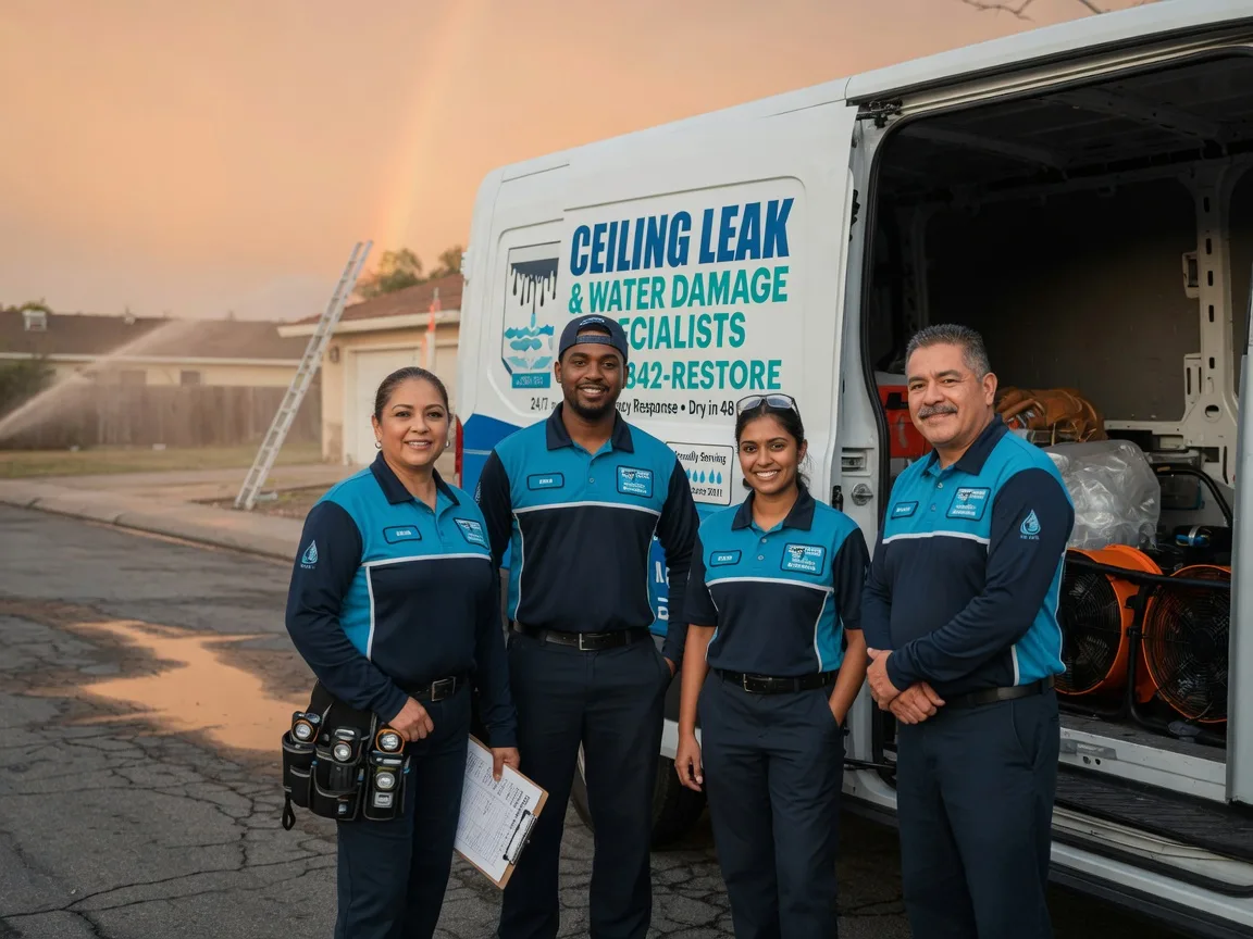 Ceiling Leak Cleanup company in New London, IA