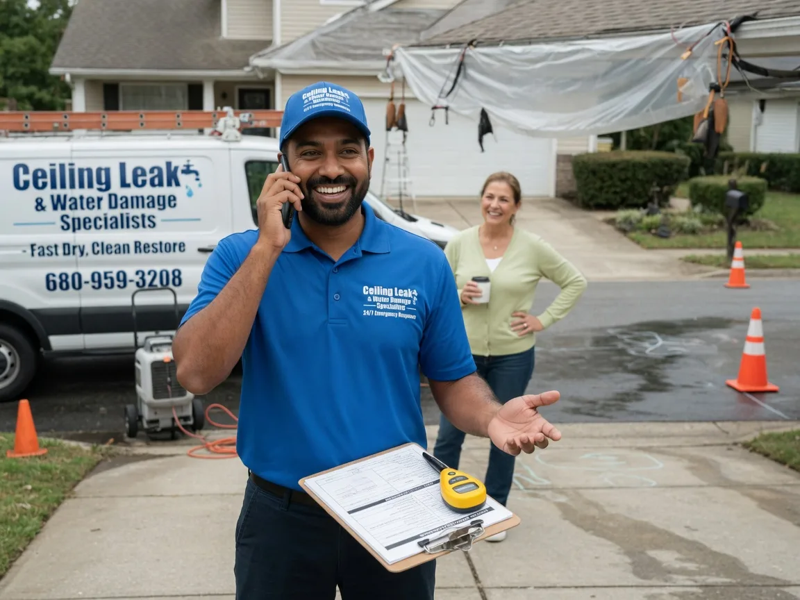 Ceiling Leak Cleanup New London, IA FAQs